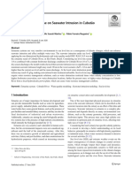 Impacts of Sea Level Rise On Seawater Intrusion in Cubatão River, Brazil