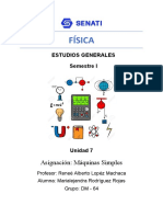 Física: Asignación: Máquinas Simples