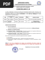 COMUNICADO 18 Docentes