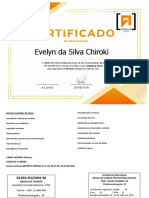 CERTIFICADO-CUIDADOR DE IDOSOS Evelyn Da Silva Chiroki