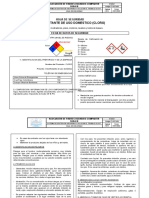 3.1 Hoja de Seguridad Cloro Liquido