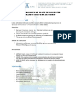 Especificaciones de Poste de Poliester Reforzado Con Fibra de Vidrio