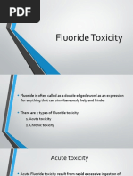 Fluoride Toxicity