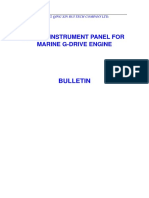 Kcm-Iia Instrument Panel For Marine G-Drive Engine: Bulletin