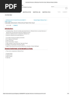 Calculate Dimension of Electrical Panel From SLD