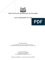 The Statutes of The Republic of Singapore: Informal Consolidation - Version in Force From 1/12/2022