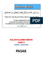 Kuliah Elemen Mesin Part 6 Pasak