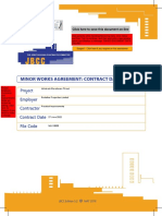 Minor Works Agreement: Contract Data: Click Here To Save This Document On-Line