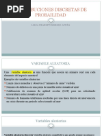 Distribuciones Discretas de Probailidad: Liana Prakriti Moreno Acuña