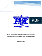 Protocolo de Atención de Epistaxis Otorrino para Imprimir