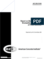 Report On Measurements of Workability and Rheology of Fresh Concrete