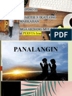 Filipino 10 Kwarter 3 /ikatlong Markahan Mga Akdang Mula Sa Africa at PERSYA/Iran