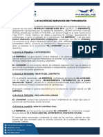 Contrato de Locación de Servicios de Topografía Santa Rosa