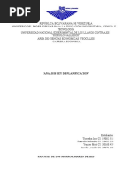 Análisis de La Ley Del Poder Popular para Planificacion Nacional 2014