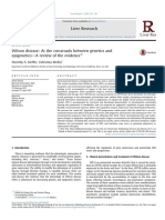 Wilson Disease - at The Crossroads Between Genetics and