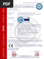 Certificate of Compliance: Certificate's Holder: Sinicmed Engineering Co., LTD