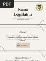 Rama Legislativa: Salome Cardozo, Juan Camilo Ferro, Juanita Guevara, Valeria Paz, Sofia Rodriguez