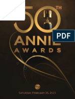 50 Annie Awards Program