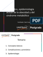 Conceptos, Epidemiologia Actual de La Obesidad y Del Síndrome Metabólico