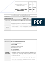 Ficha Técnica de Capacitación en SST: 2022 O-Septiembre-20