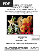 Asignatura: Procesos Biologicos: Ciencias Naturales Y Educacion Ambiental