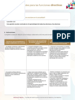 Lección 2.3 Una Gestión Escolar Centrada en El Aprendizaje de Todas Las Alumnas y Los Alumnos. MGG