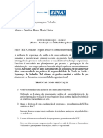 Curso - Técnico em Segurança No Trabalho Disciplina - CPPSST Turma - 79938 Alunos - Demilson Barros Maciel Júnior