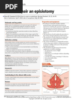 How To Repair An Episiotomy: Clinical Skills