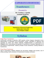 EE 322 Transformers