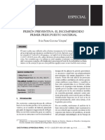 Prisión Preventiva El Incomprendido Primer Supuesto Material - Guevara