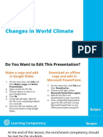 Changes in World Climate: Lesson 13.3