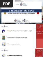 Facultad de Ingeniería: Pontificia Universidad Católica de Valparaíso