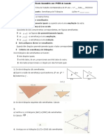 Ficha de Semelhanca de Triangulos