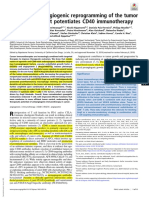 Anti Angiogenic Ab Associated With CD40 As Cancer Treatment PNAS 2019