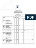 Tle6 He Table of Spec. Key To Correction 1