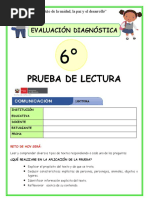 Evaluación de Comunicación - Logros en Lectura