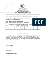 General Mathematics-Cognitive-Levels-Report