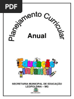 PLANEJAMENTO CURRICULAR ANUALinfantil - Antigo