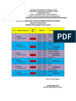 Jadwal Penilaian Tengah Semester (PTS) Genap Kelas Vii Dan Viii TAHUN PELAJARAN 2022/2023