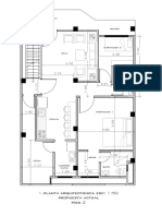 1.planta Arquitectonica Esc: 1:50 Propuesta Actual Piso 2: Balcon