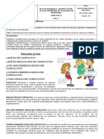 Guía 1 Ética Resolución Pacífica de Conflictos 10 Segundo Semestre