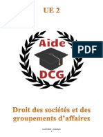 UE 2 - Droit Des Sociétés Et Des Groupements D'affaires