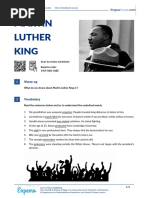 Martin Luther King: Warm-Up