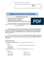 Lesson 3 Derivative of A Function