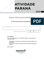 Língua Portuguesa E Matemática: 9º Ano Do Ensino Fundamental