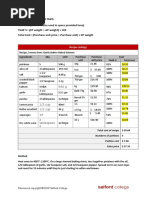 Recipe Costings Main