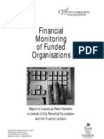 Financial Monitoring of Funded Organisations