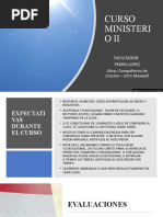 Curso Ministeri OII: Facilitador: Pedro Lopez Libro: Compañeros de Oracion - John Maxwell