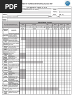 Anexo #1 Formato de Historia Clínica Del Niño