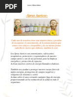 Spray Auricos y Aguas Floridas